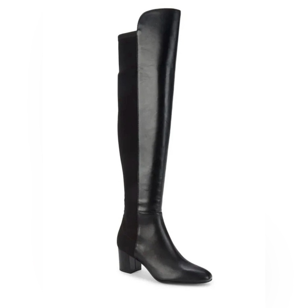 Stuart Weitzman Elegant Black Over the Knee Boots